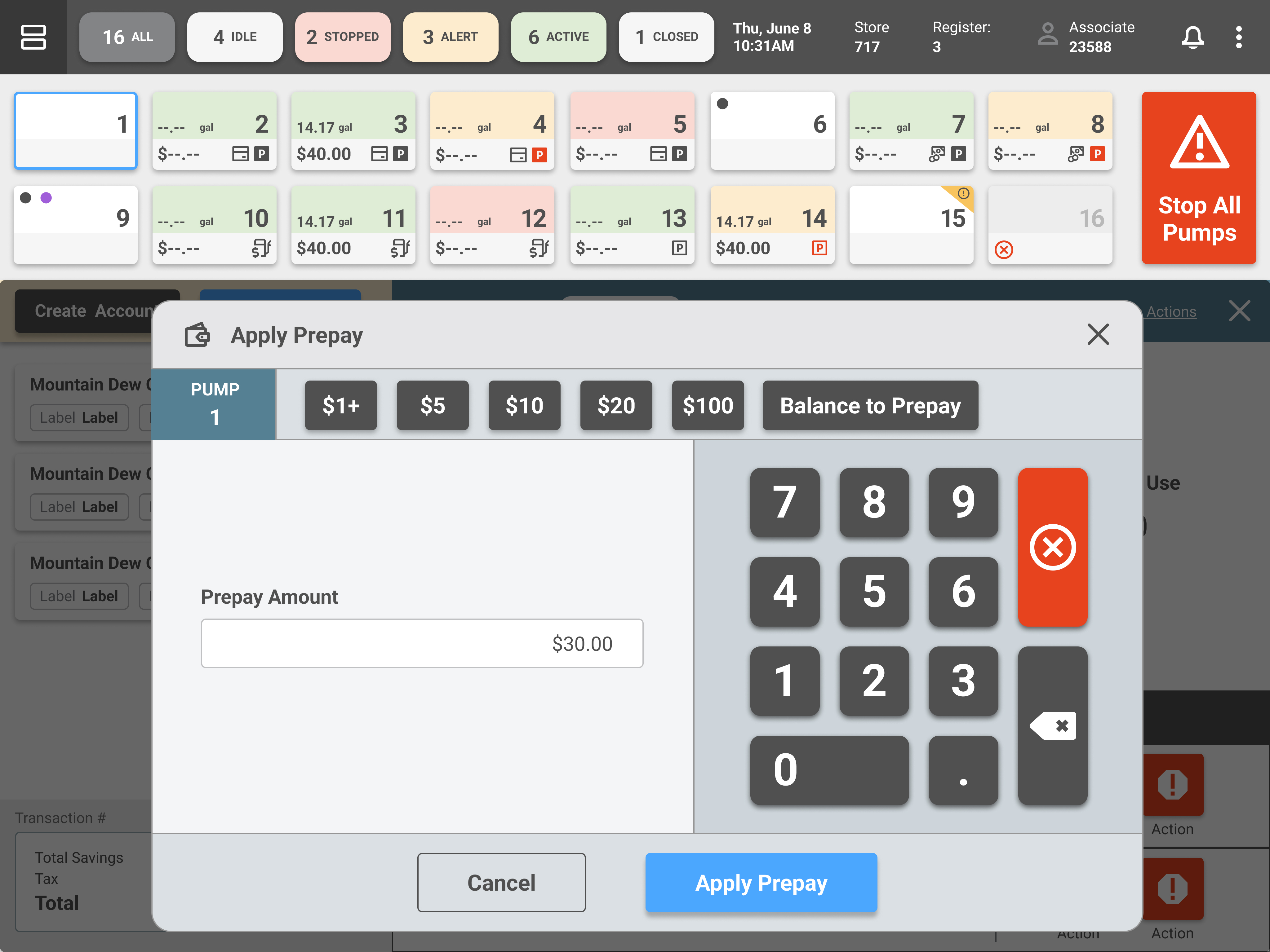 Prepay Callback Flow